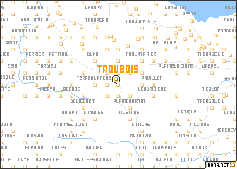 map of Trou Bois