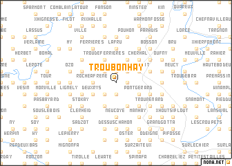 map of Trou Bonhay