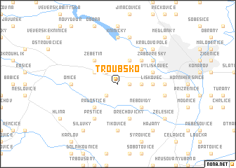 map of Troubsko