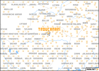 map of Trou Canari