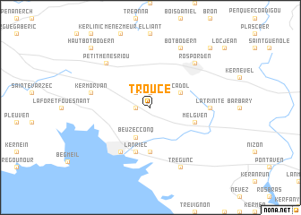 map of Trouce