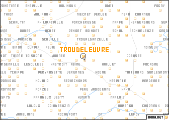 map of Trou de Leuvre