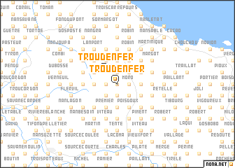 map of Trou dʼEnfer