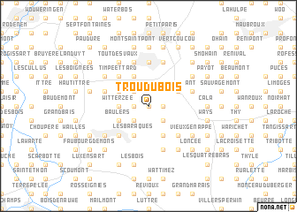 map of Trou du Bois