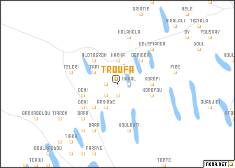 map of Troufa