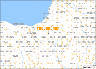 map of Trou Gounon