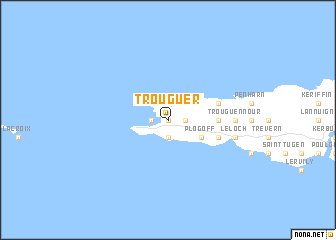 map of Trouguer
