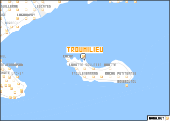 map of Trou Milieu