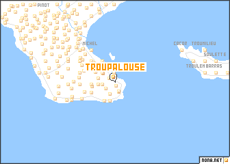 map of Trou Palouse