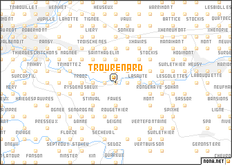 map of Trou-Renard