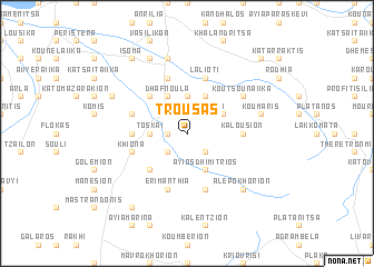 map of Troúsas