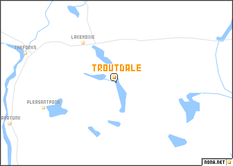 map of Troutdale