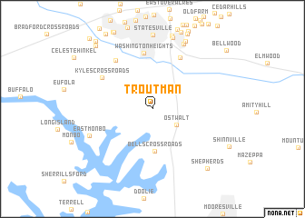 map of Troutman