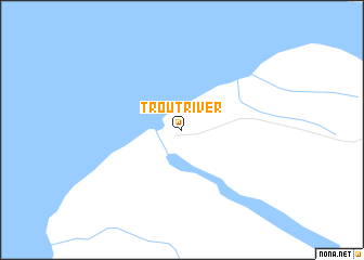 map of Trout River