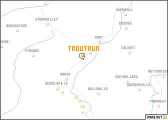 map of Trout Run