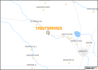 map of Trout Springs