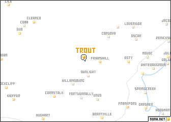 map of Trout
