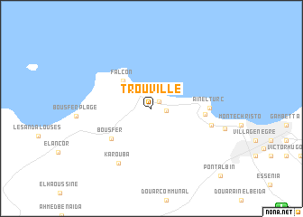 map of Trouville