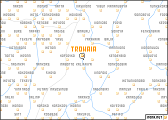 map of Trowaia