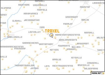 map of Troxel