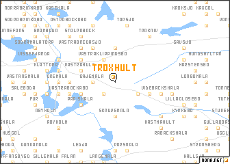 map of Troxhult