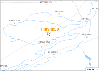 map of Troyakov