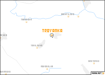 map of Troyanka