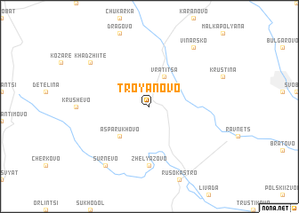 map of Troyanovo