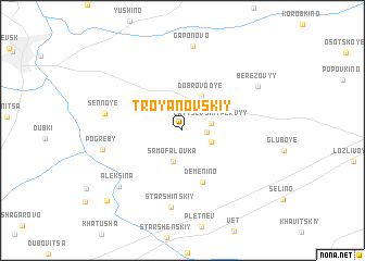 map of Troyanovskiy