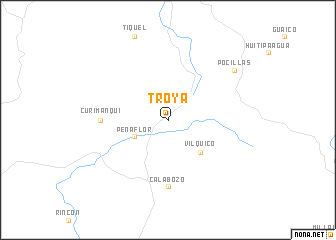 map of Troya