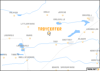 map of Troy Center