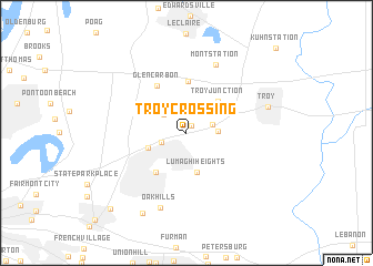 map of Troy Crossing