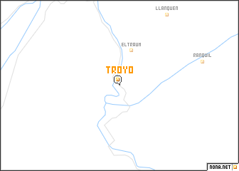 map of Troyo