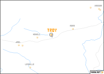 map of Troy