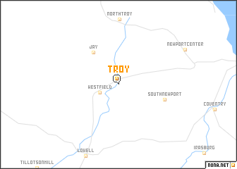 map of Troy