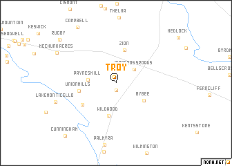 map of Troy