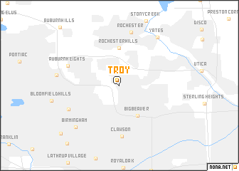 map of Troy