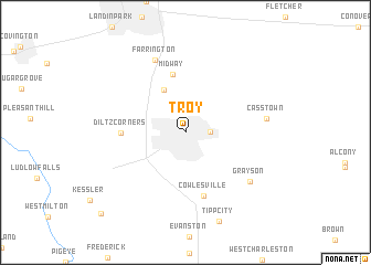 map of Troy