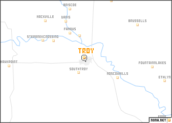 map of Troy