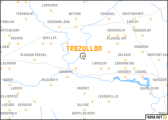 map of Trozullon