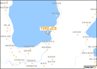 map of Trpejca