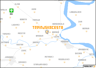 map of Trpinjska Cesta