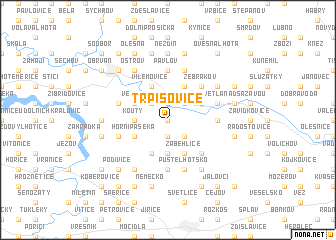 map of Trpišovice