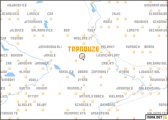 map of Trpnouze