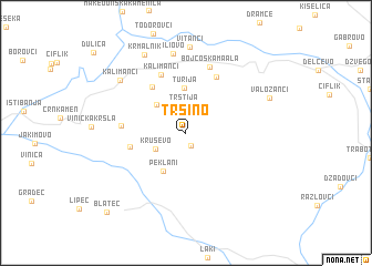 map of Trsino