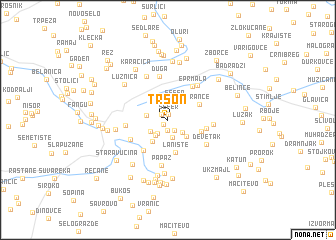 map of Tršon