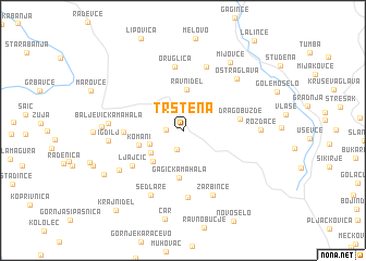 map of Trstena