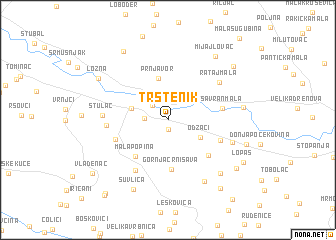 map of Trstenik