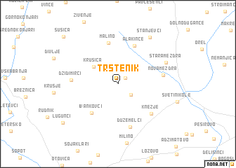 map of Trstenik