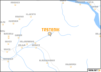 map of Trstenik
